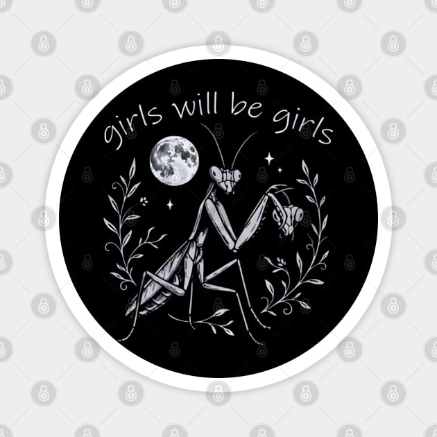 girls-will-be-girls Magnet by dtr_art